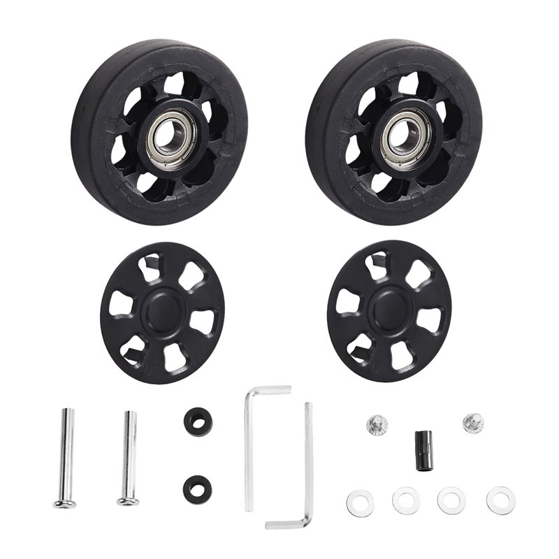 Luggage Wheel Replacement - ABGH-Untuk Penggantian Roda Koper 2PCS 50X12mm