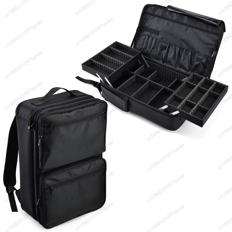 Travel Z - Tas Penyimpanan Alat Penata Rambut Multi-Kantong,