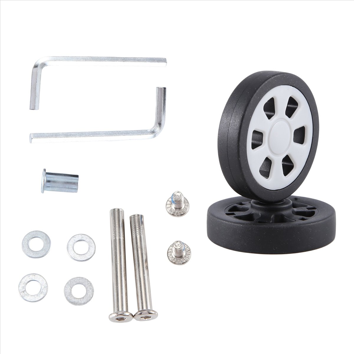 Luggage Wheel Replacement - Roda Koper Pengganti ABQR 55X12mm, Roda