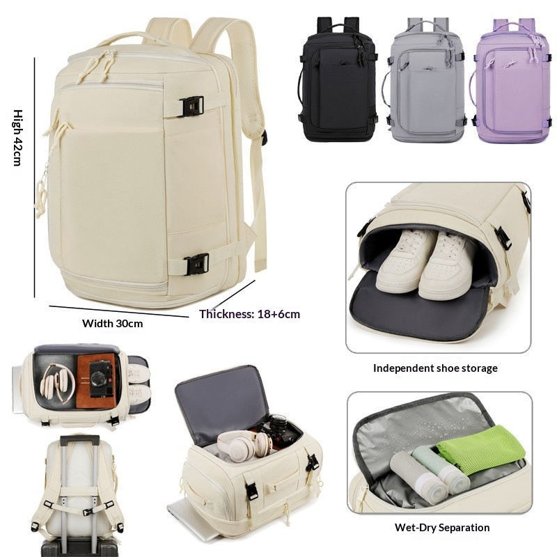 It Travel Accessories - Tas Ransel Perjalanan Kapasitas Besar Multi-Fungsi
