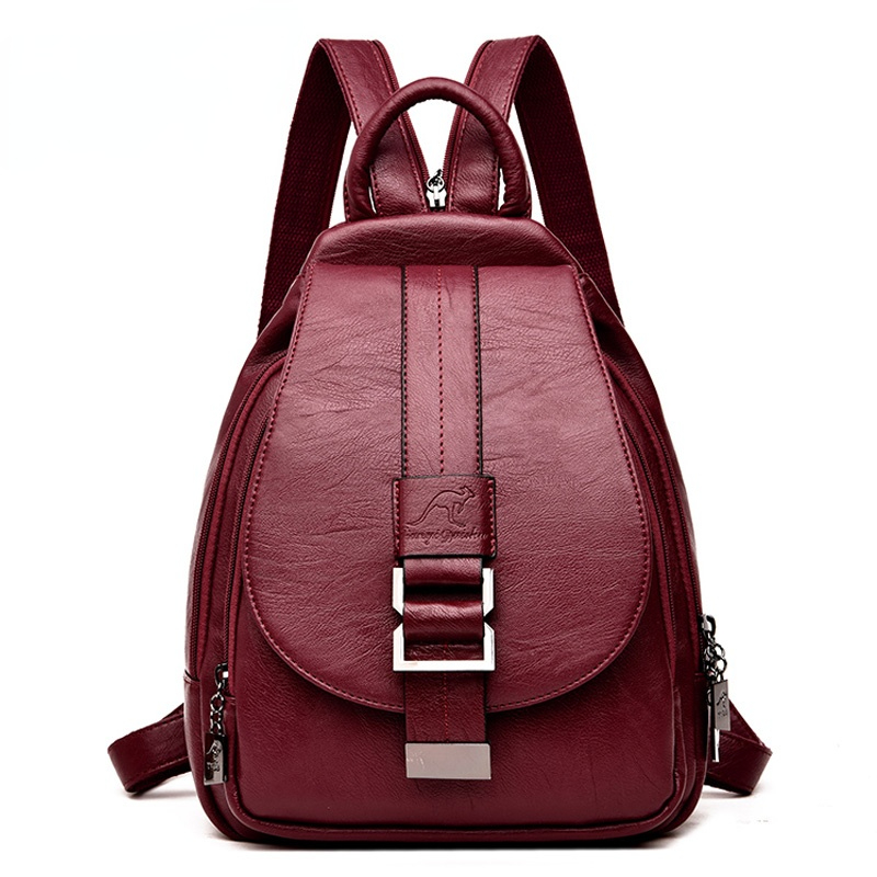 Travel Z - Ransel Desainer Wanita Ransel Kulit Tas