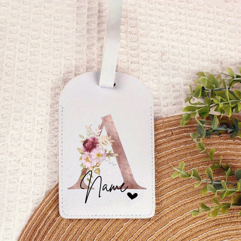 It Travel Accessories - Tag Bagasi PU yang Dipersonalisasi, Tag