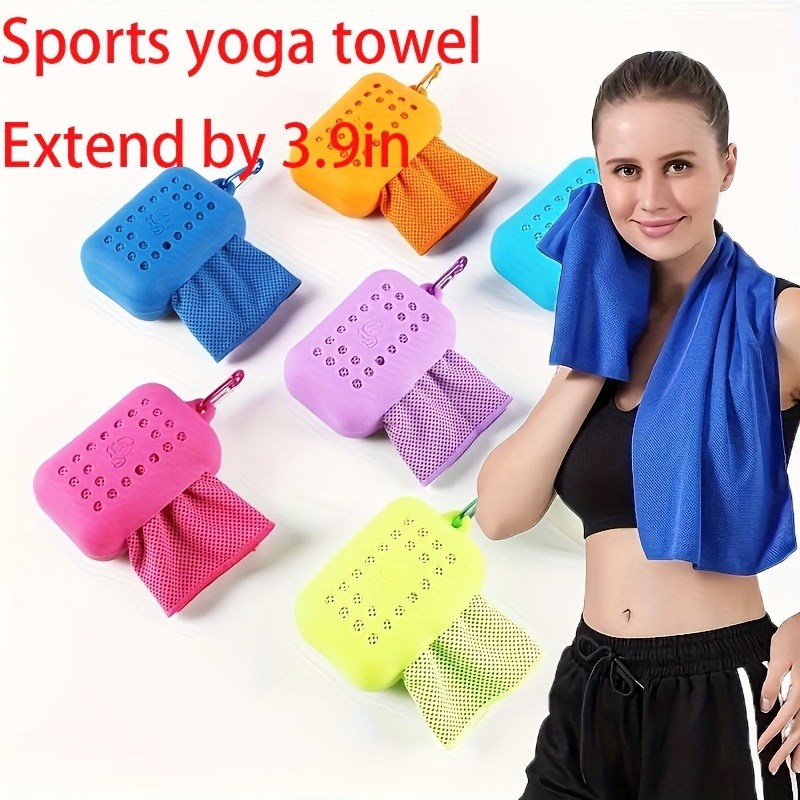 Travel Yoga Accessories - Handuk Es Silikon Kecil, Handuk Dingin