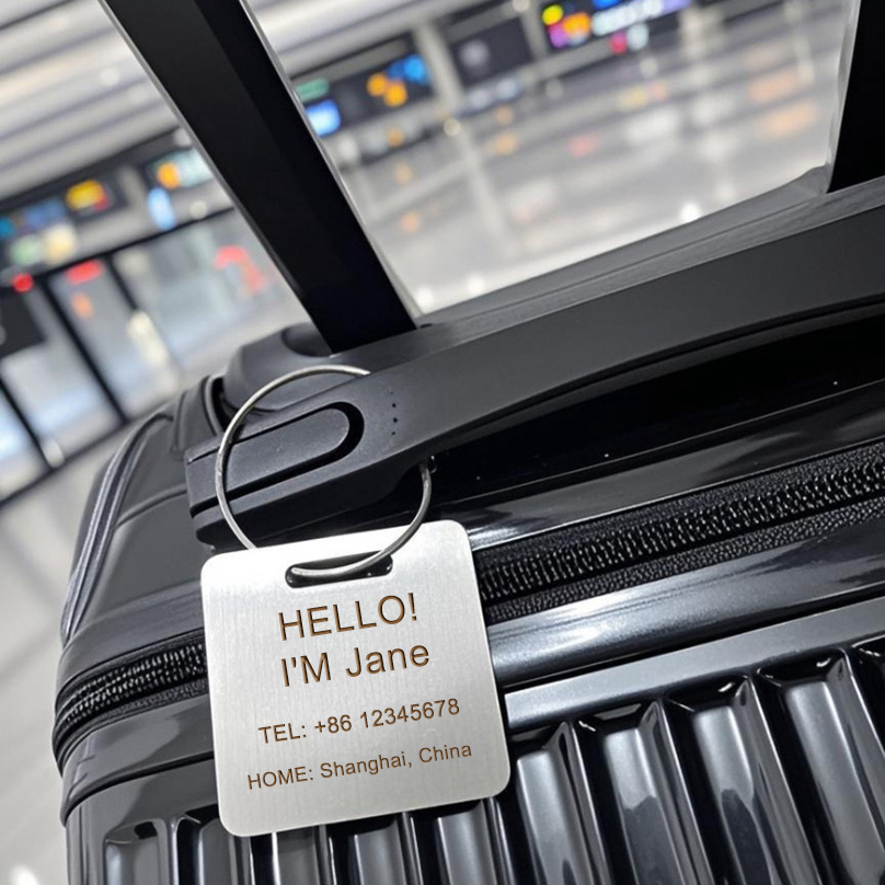 Label Bagasi Nama Kustom Label - It Travel Accessories ulasan dan harga