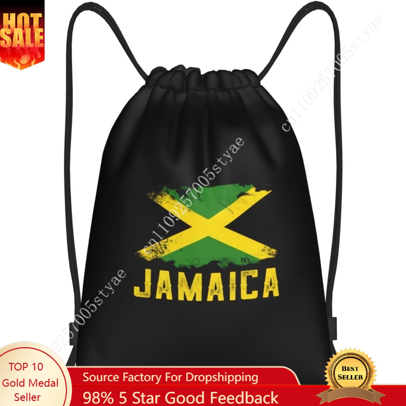 Tas Serut Bendera Jamaika, Tas - Travel Yoga Accessories ulasan dan harga