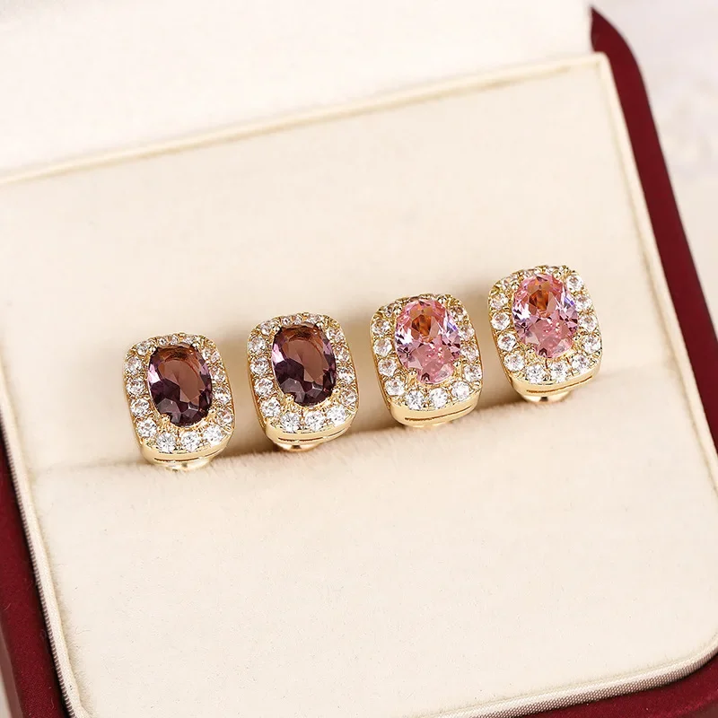 Anting Zirkon Berkilau Mewah T - Travel Accessories High End ulasan dan harga