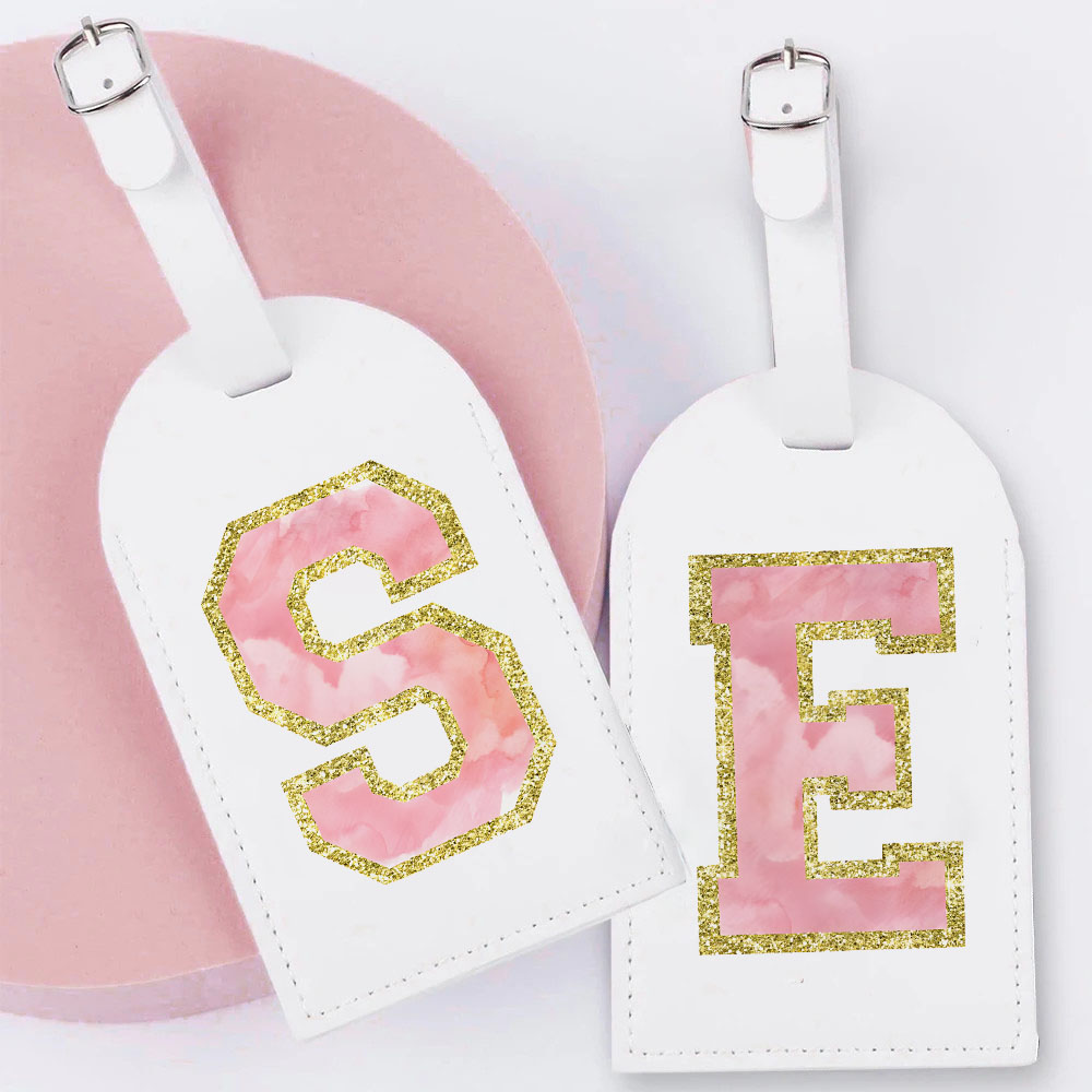 Tag bagasi Monogram huruf pest - Travel Accessories Gifts For Her ulasan dan harga