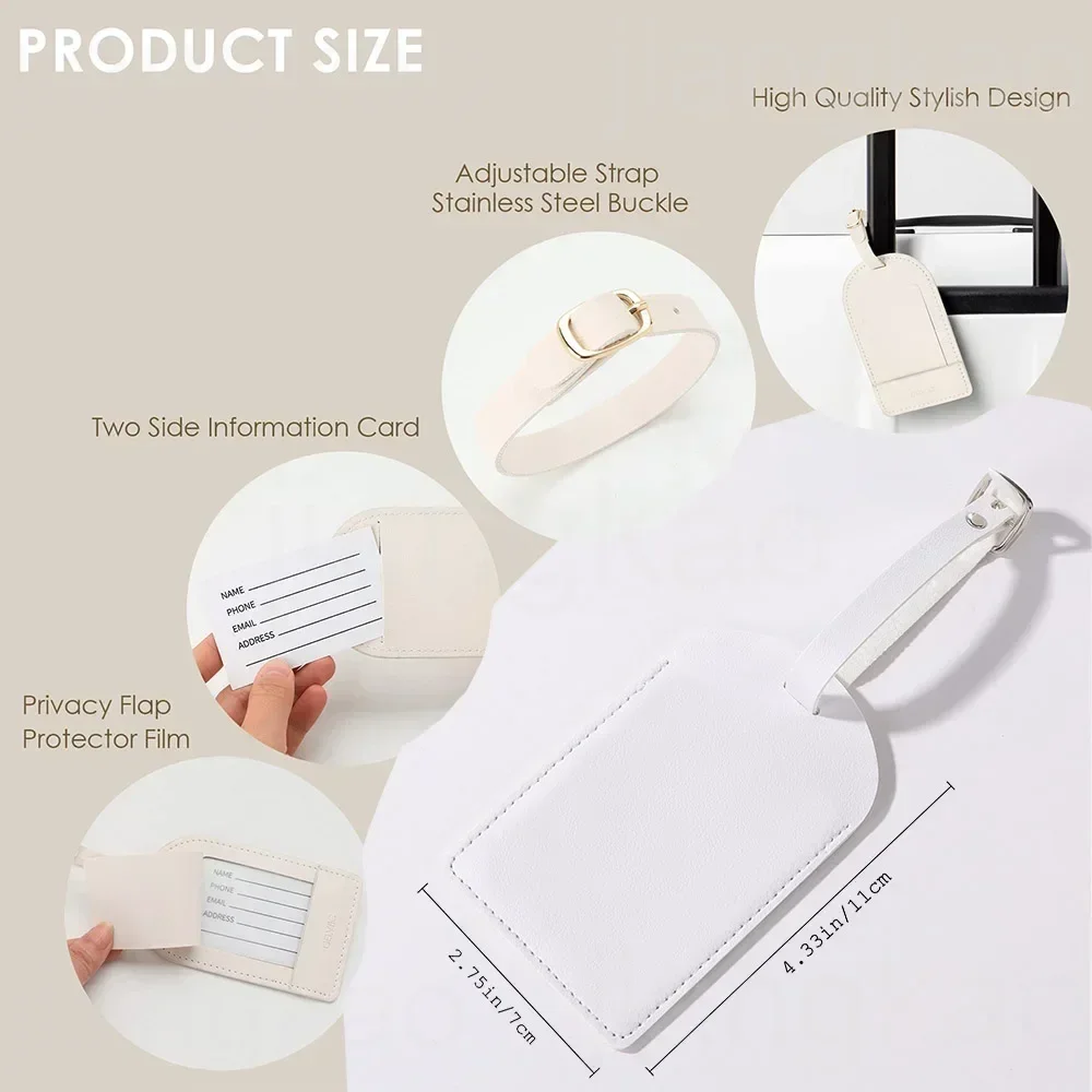 Tag bagasi Monogram huruf pest - Travel Accessories Gifts For Her ulasan dan harga