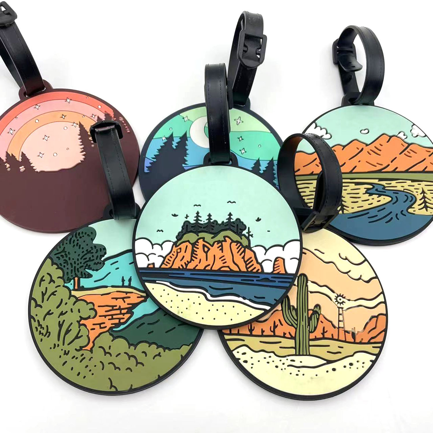 Liontin Tag Bagasi Pemandangan - It Travel Accessories ulasan dan harga