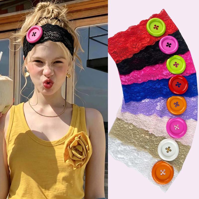 Ikat Kepala Kancing Besar Rend - Travel Yoga Accessories ulasan dan harga