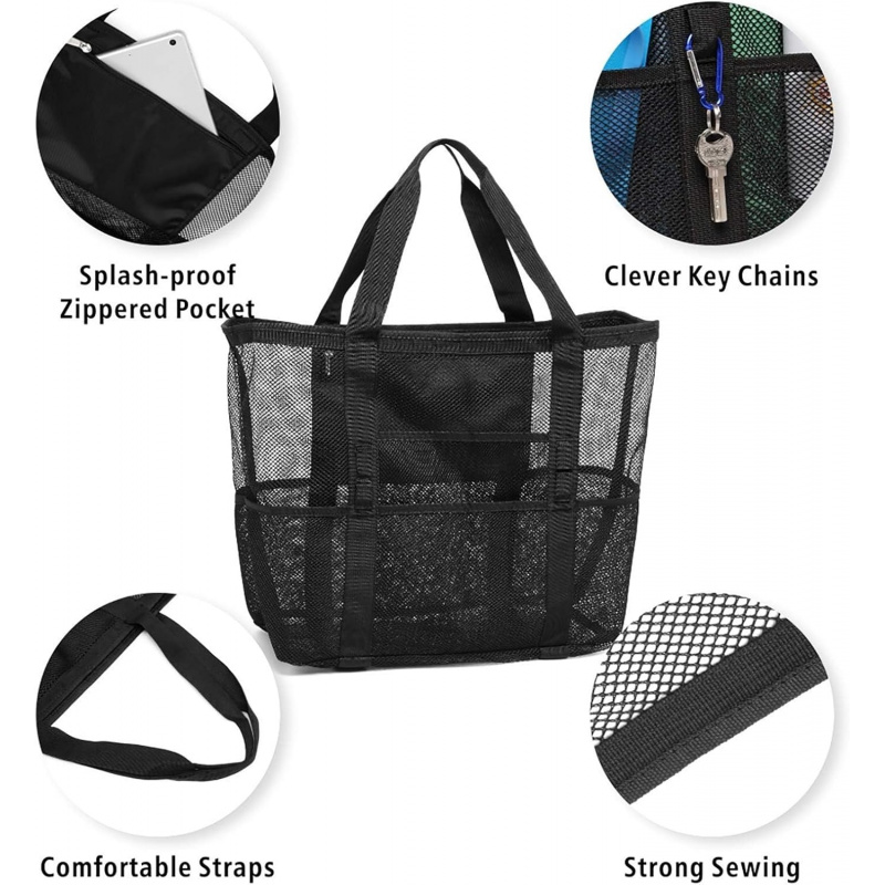 Tas Pantai Jaring Ukuran Besar - Travel Z ulasan dan harga