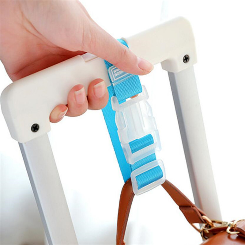 2 Buah Tali Nilon Bagasi Warna - Travel Accessories On Plane ulasan dan harga