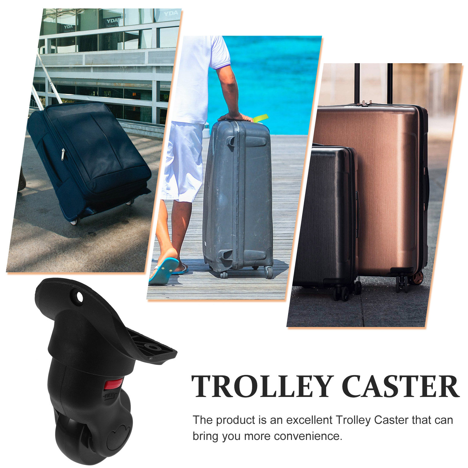 Roda Pengganti Koper Putar Tah - Luggage Wheel Replacement ulasan dan harga
