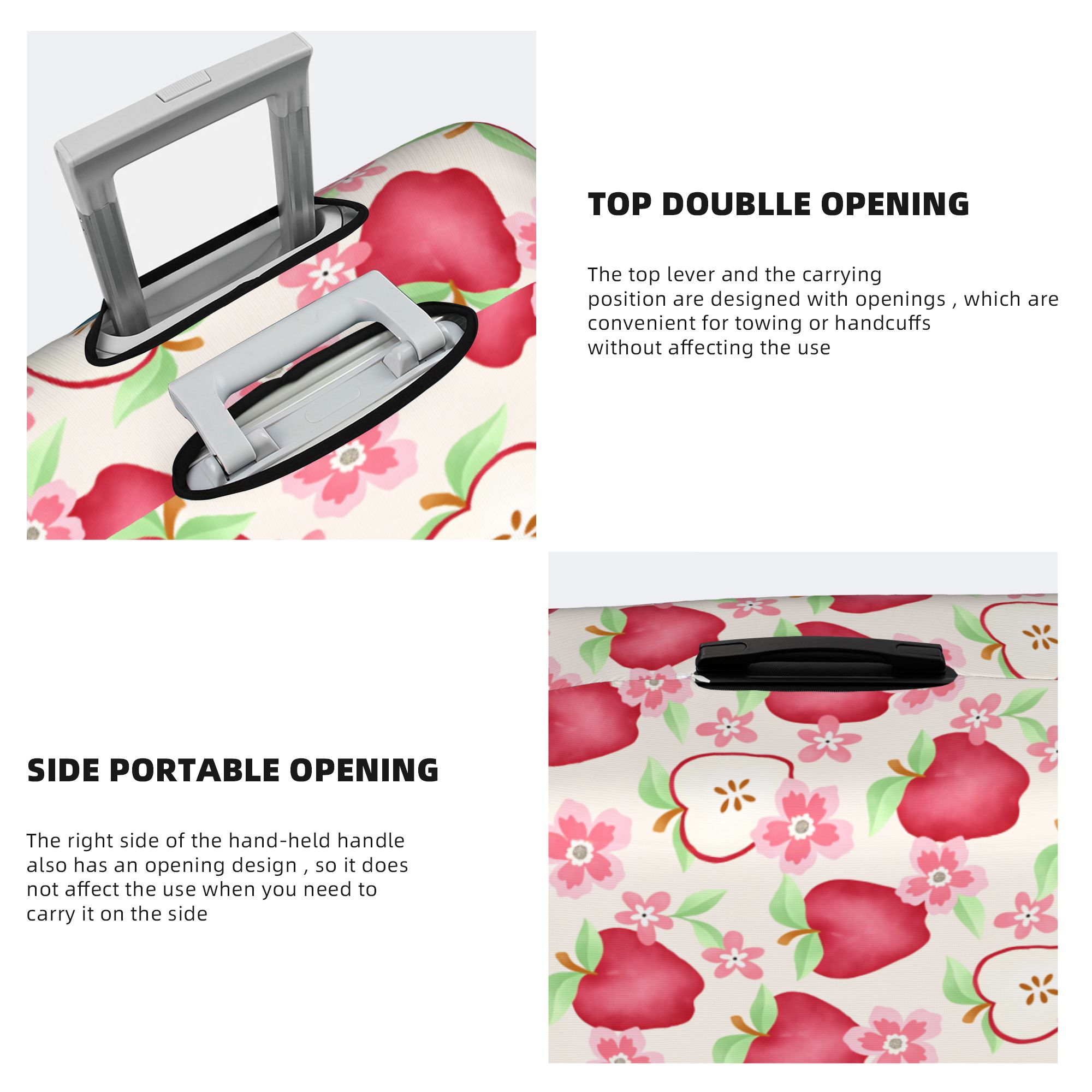Pelindung Penutup Koper Bunga  - Travel Accessories Apple ulasan dan harga
