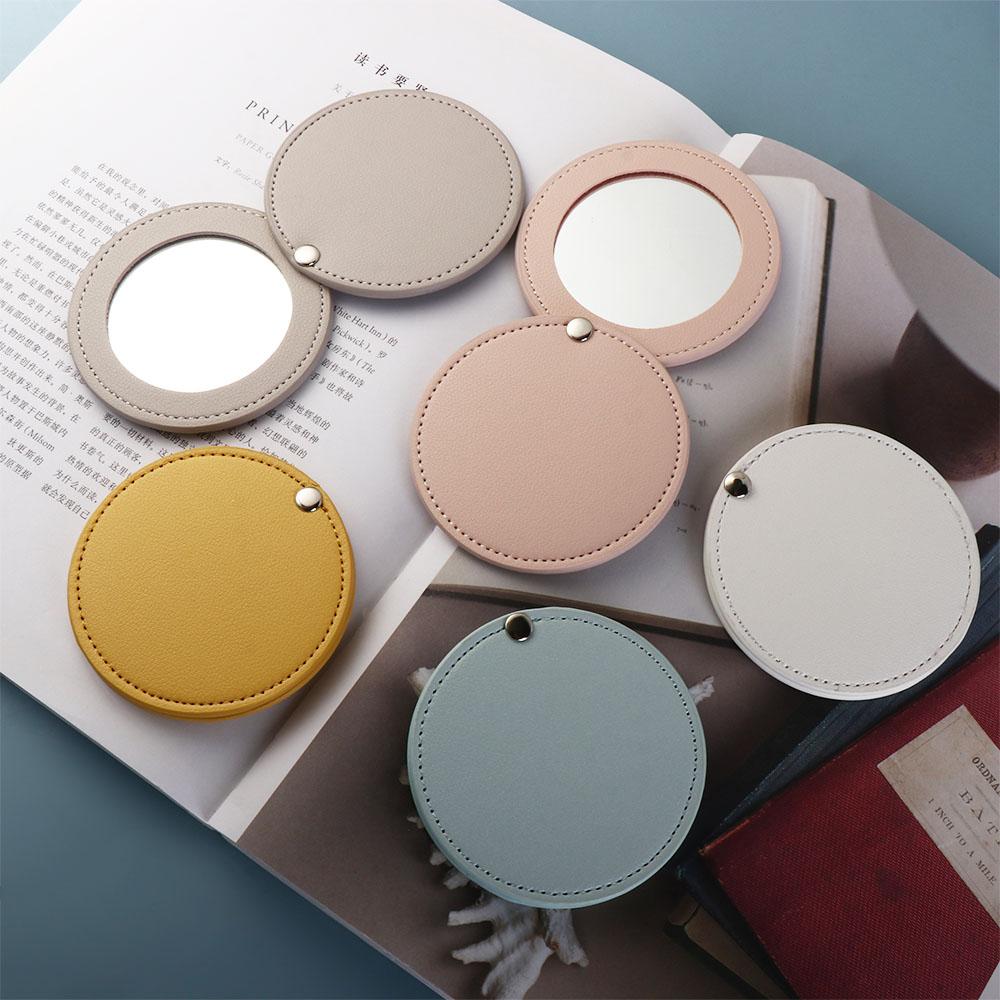 Cermin Rias Kulit PU yang Dapa - Travel Accessories Gifts For Her ulasan dan harga
