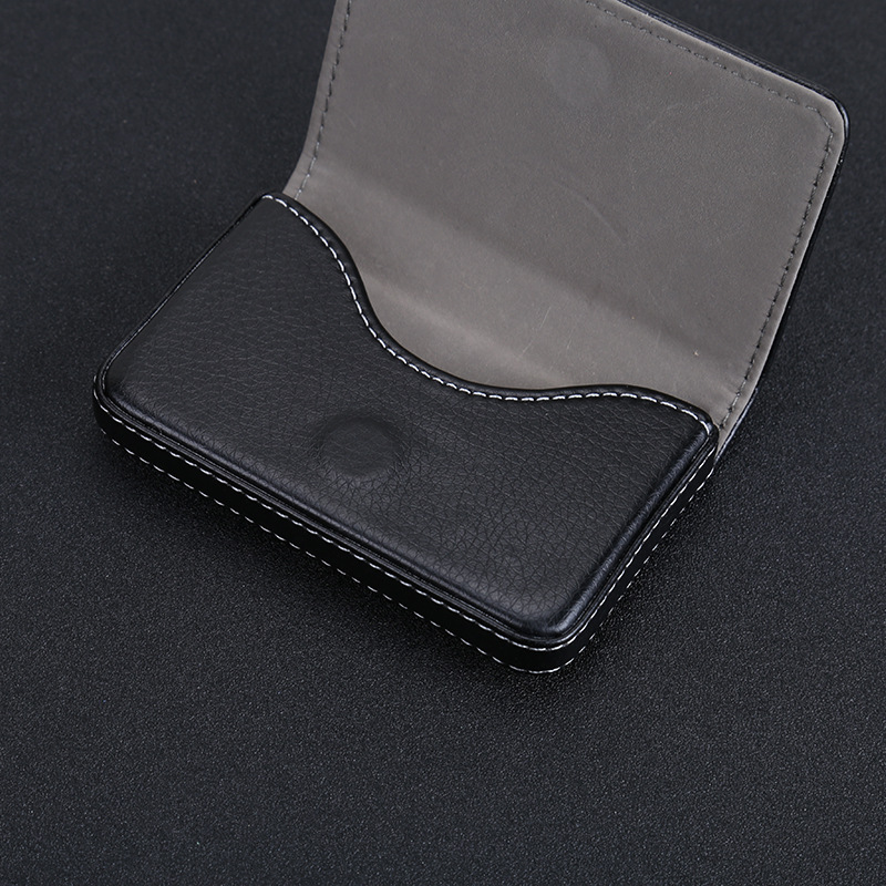 Tempat kartu bisnis kulit PU,  - Travel Wallet Slim ulasan dan harga
