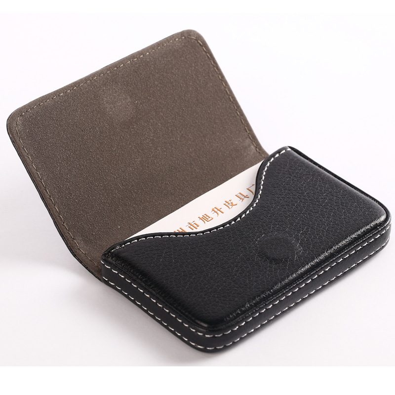 Tempat kartu bisnis kulit PU,  - Travel Wallet Slim ulasan dan harga