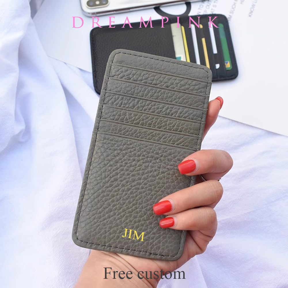 Dompet kulit sapi inisial nama - Travel Wallet Slim ulasan dan harga
