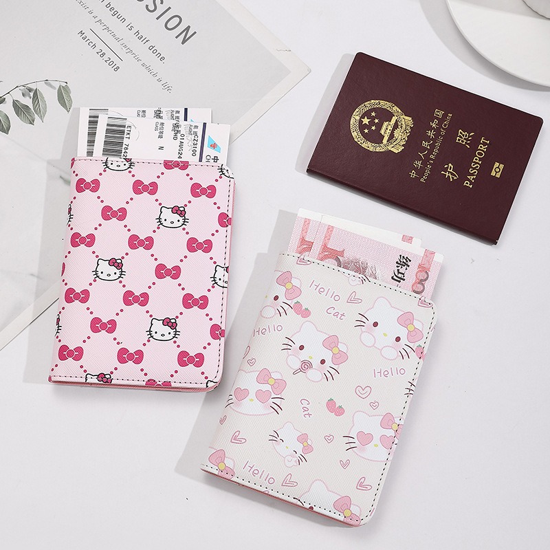 Hello Kitty Sampul Paspor Wani - Travel Accessories On Plane ulasan dan harga