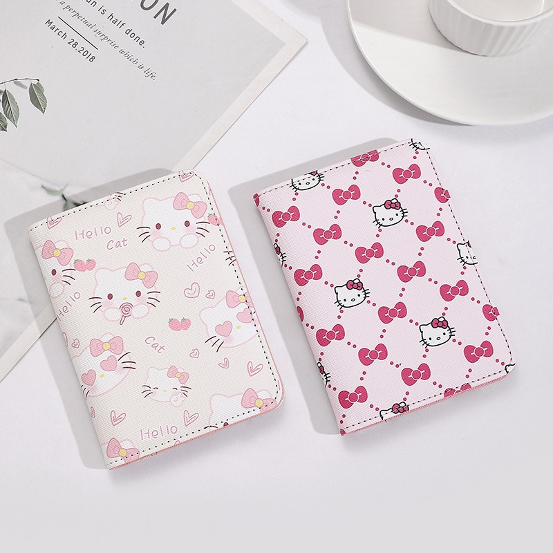 Hello Kitty Sampul Paspor Wani - Travel Accessories On Plane ulasan dan harga