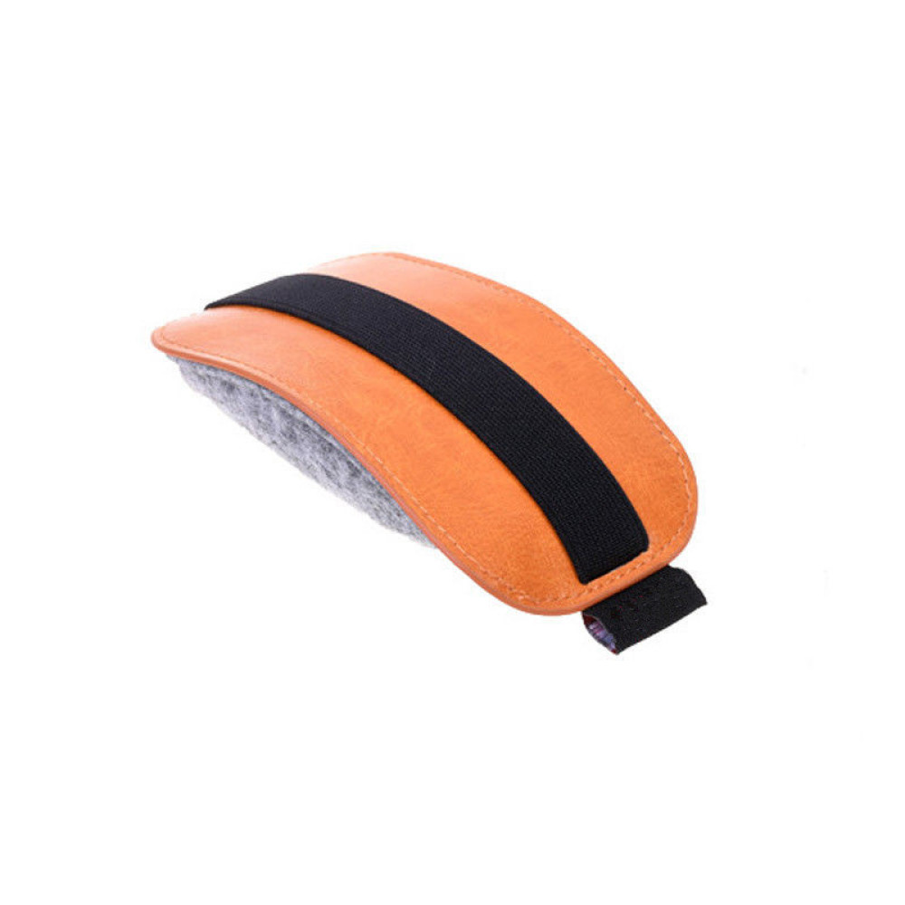 Kantong Mouse Kulit PU Oranye  - Travel Accessories Apple ulasan dan harga